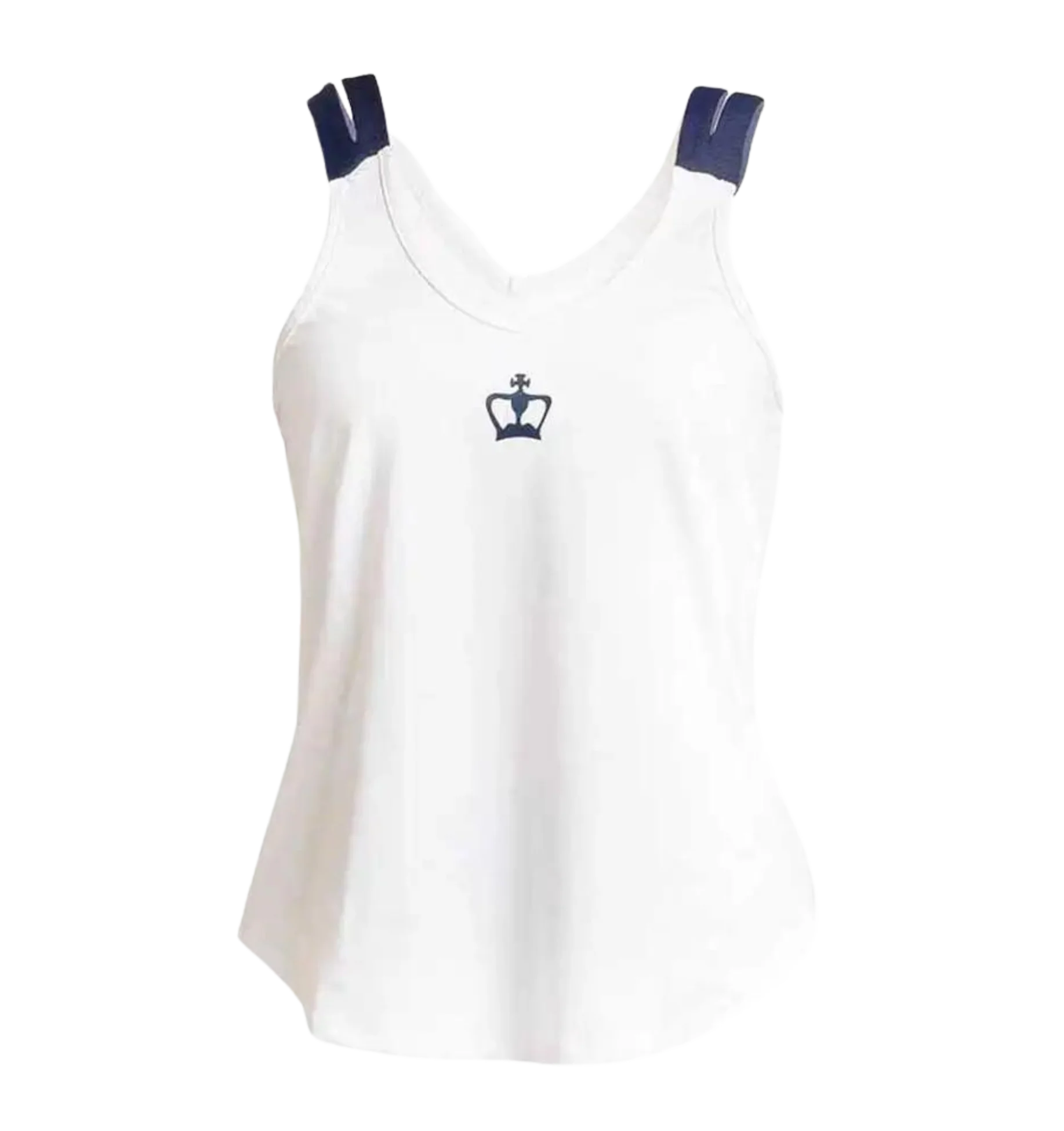 top gear oslo Black Crown Oslo Tank Top Woman White – Ace Padel Gear