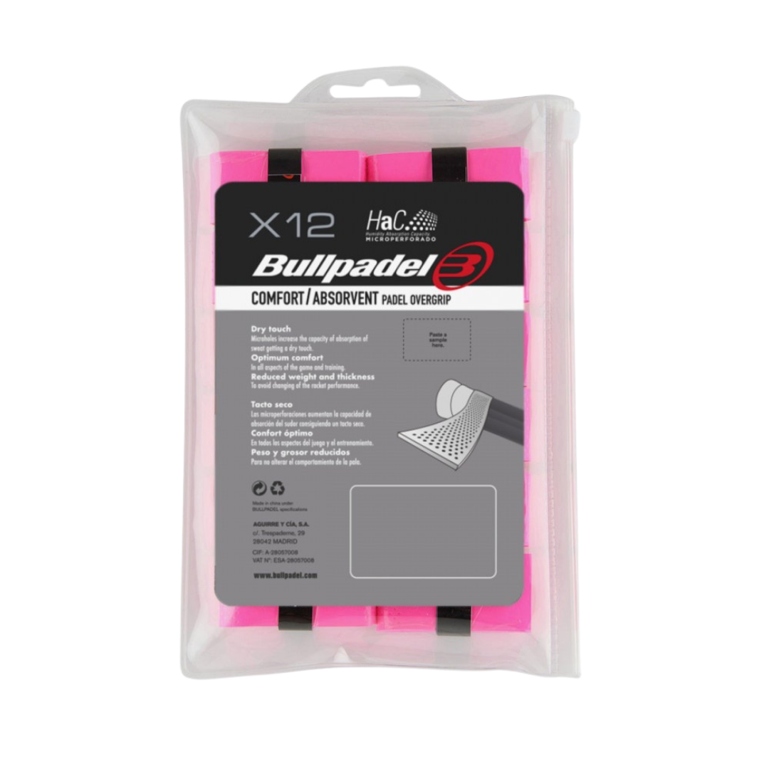 Bullpadel Overgrip GB - Pack of 12 Units Bullpadel