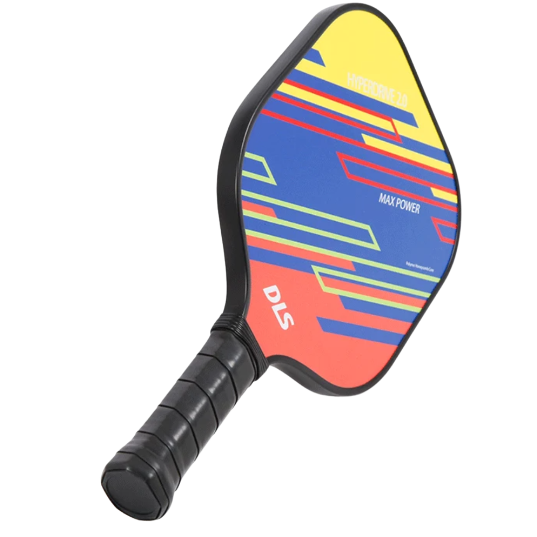 DLS Hyperdrive 2.0 Pickleball Paddle (Yellow/Purple/Orange) DLS
