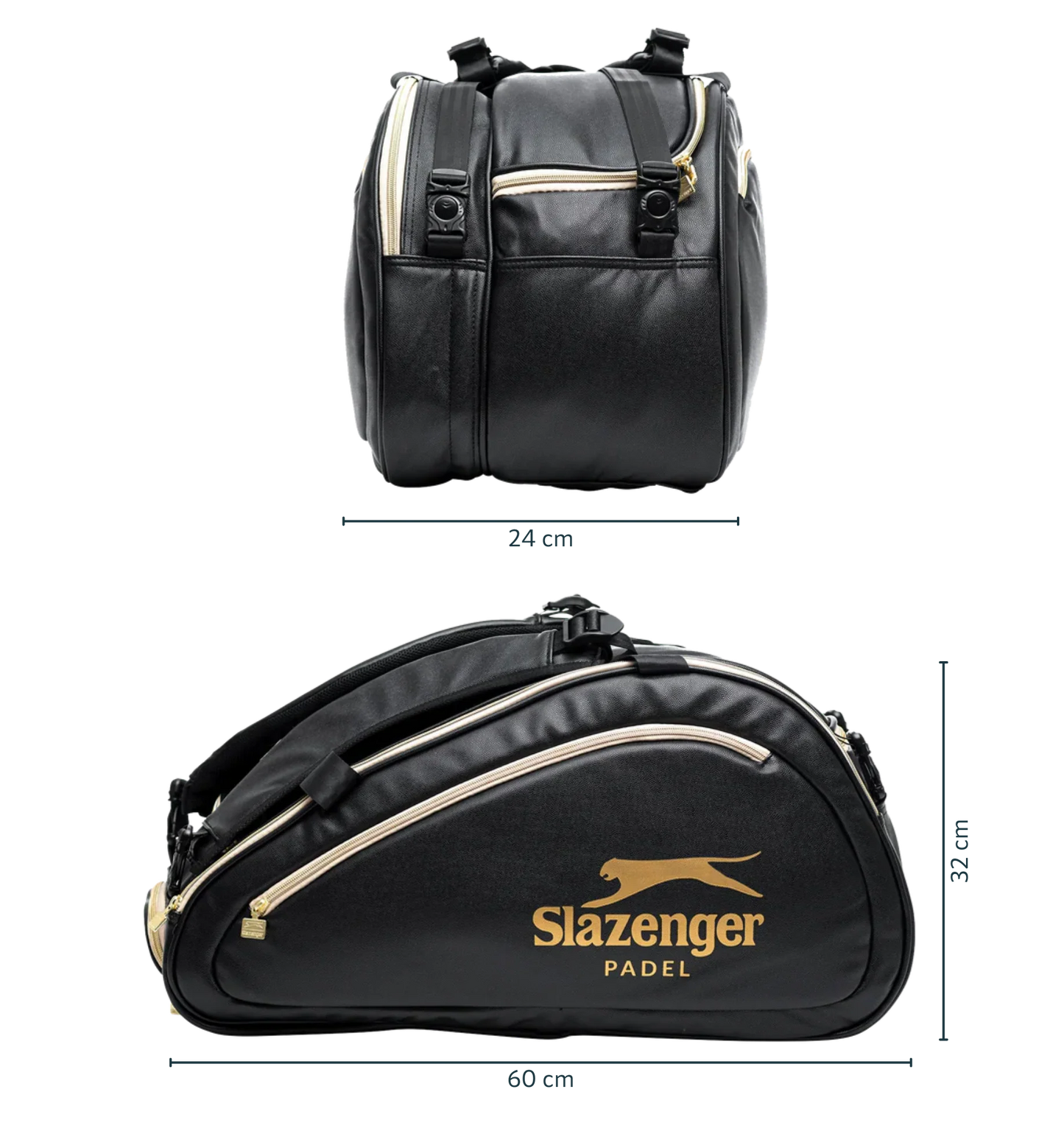 Slazenger Vibora Padel Bag Black Slazenger