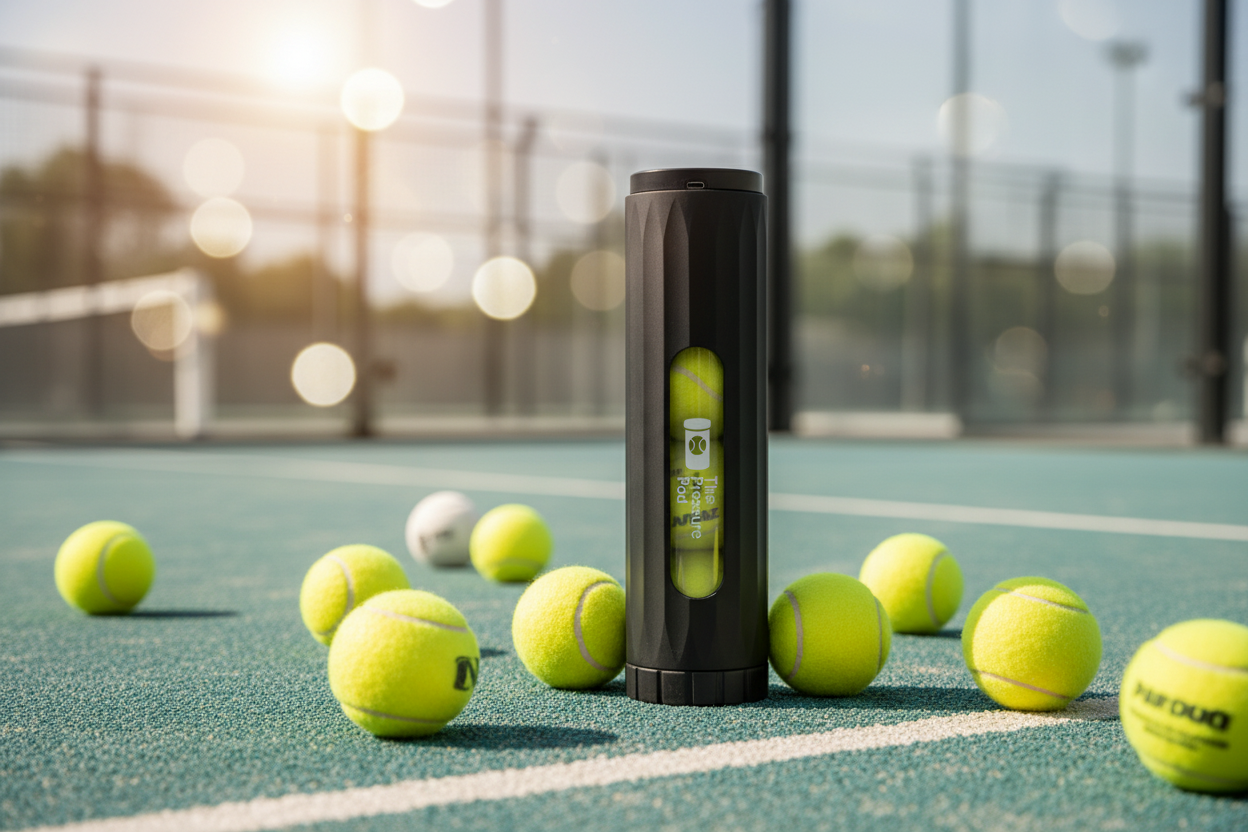 The Pressure Pod Max | Padel & Tennis Ball Pressurizer Australia – Ace ...