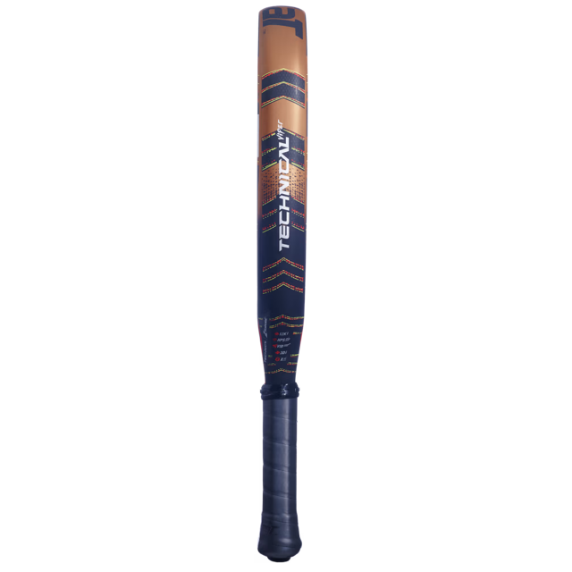 Baseball bat with 'Technical' branding on a white background