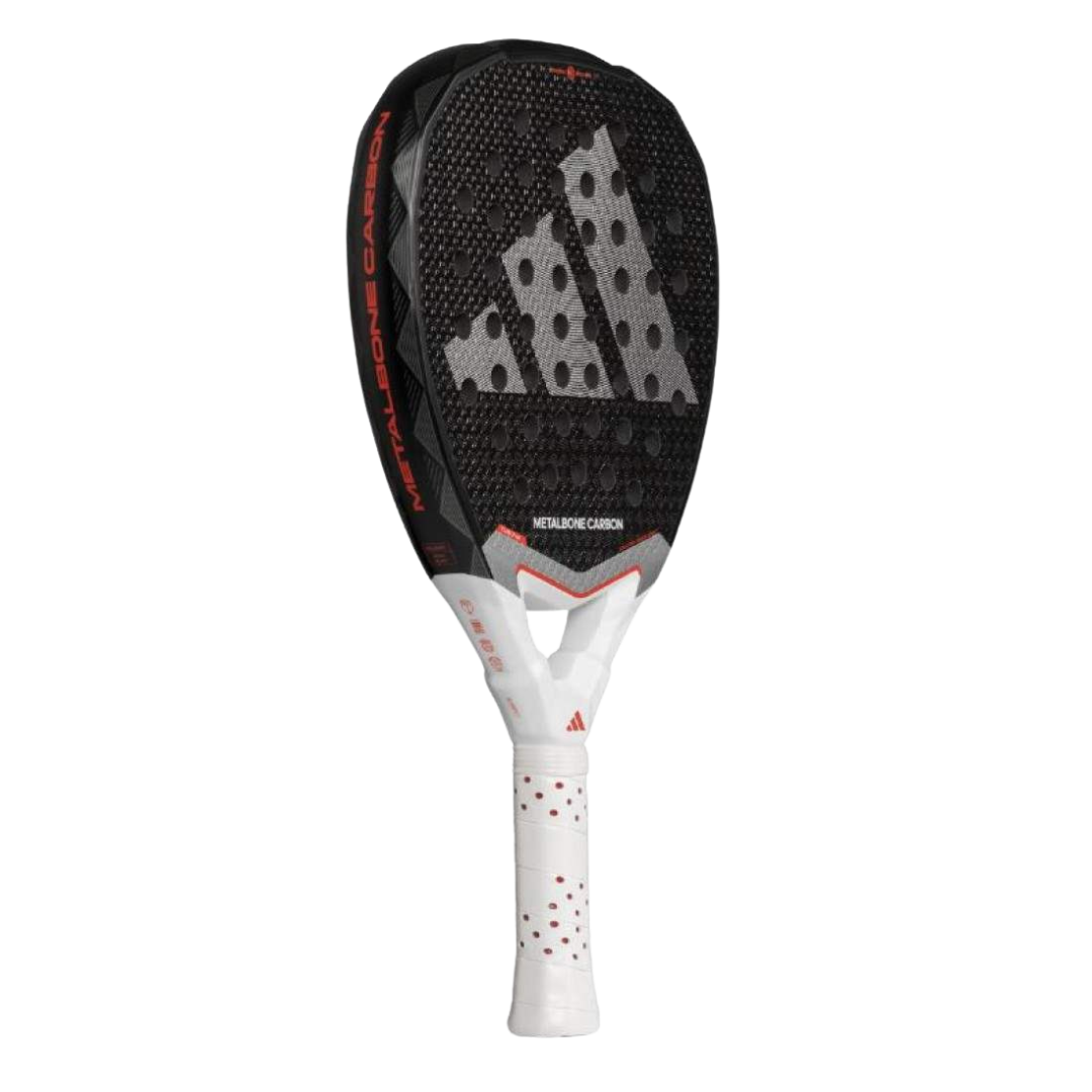 Adidas tennis racket on a white background