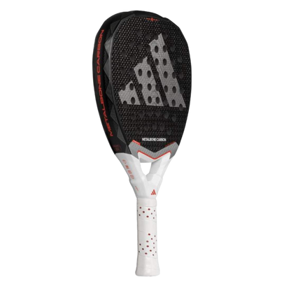 Adidas tennis racket on a white background