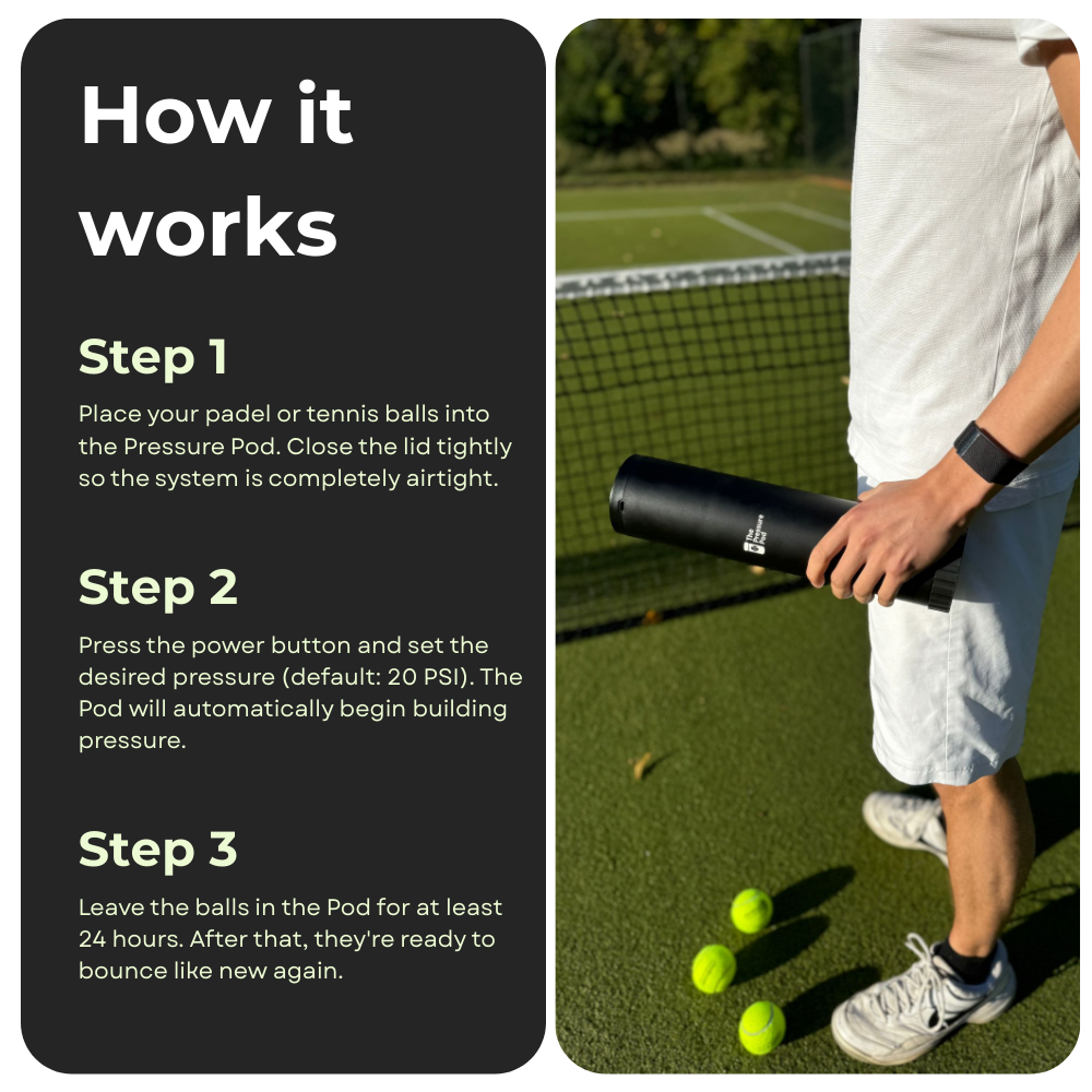 The Pressure Pod | Australia’s Exclusive Recovery Solution - Ace Padel Gear