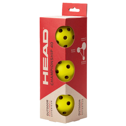 3B Head Championship 40 Pickleballs Head