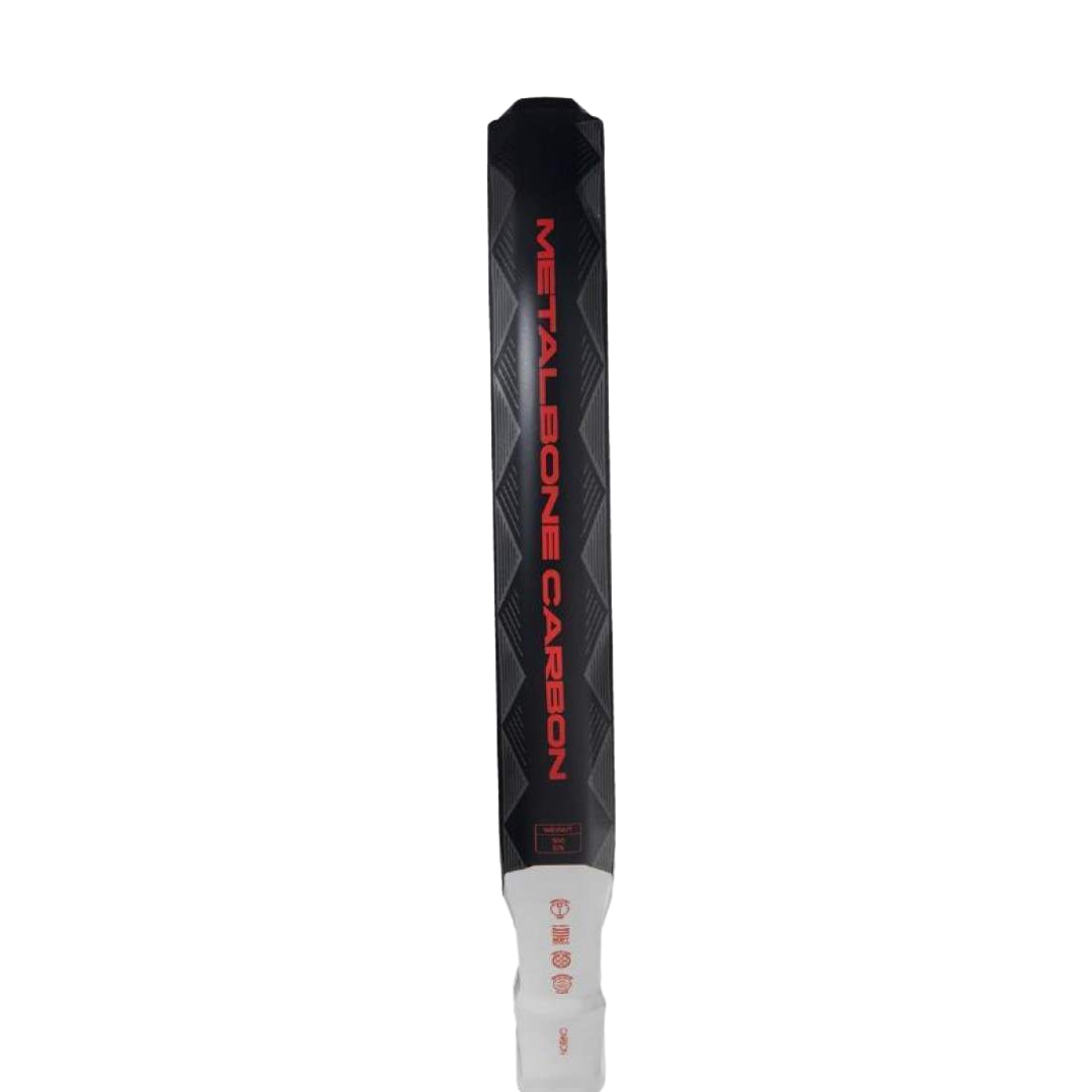 Golf club head with 'Metal Bone Carbon' branding on a white background
