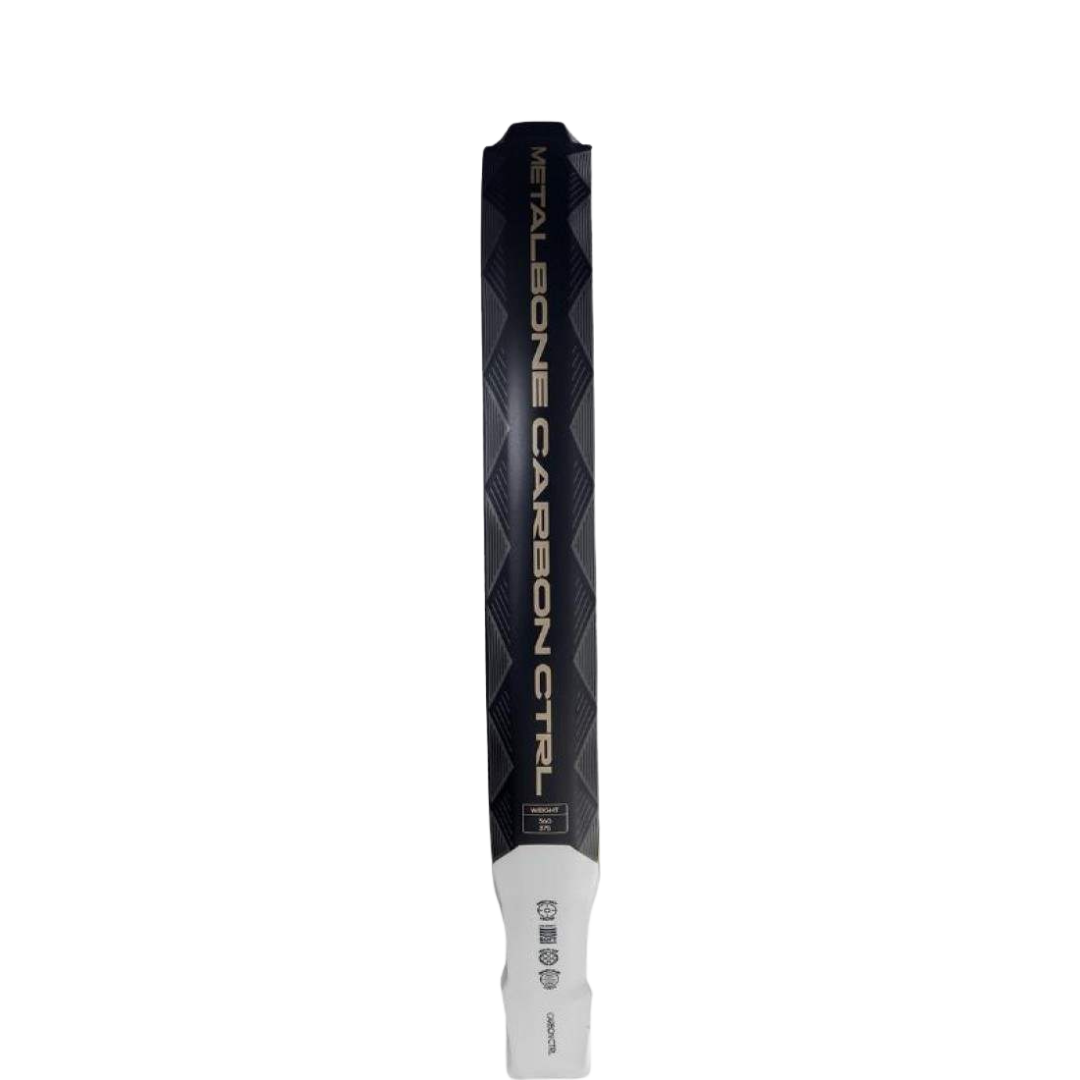 Golf club grip with 'Metallic Carbon CTRL' branding on a white background