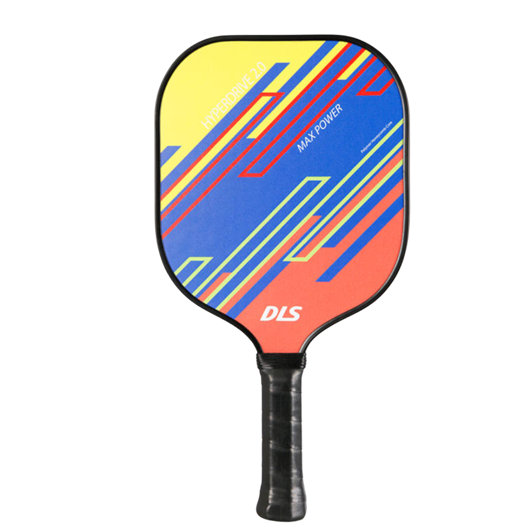 DLS Hyperdrive 2.0 Pickleball Paddle (Yellow/Purple/Orange) DLS