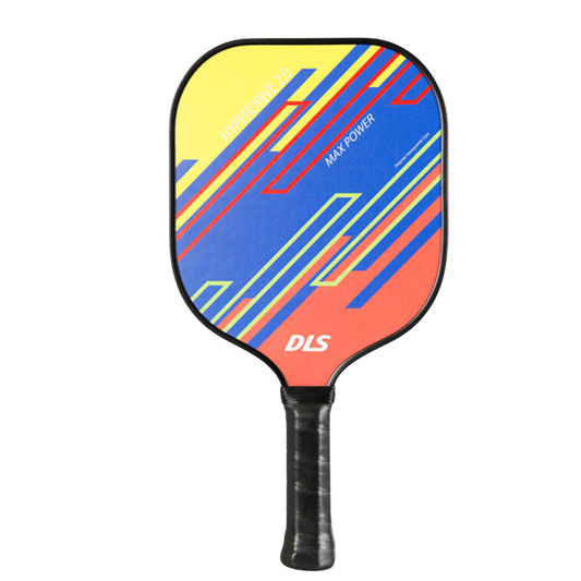 DLS Hyperdrive 2.0 Pickleball Paddle (Yellow/Purple/Orange) DLS