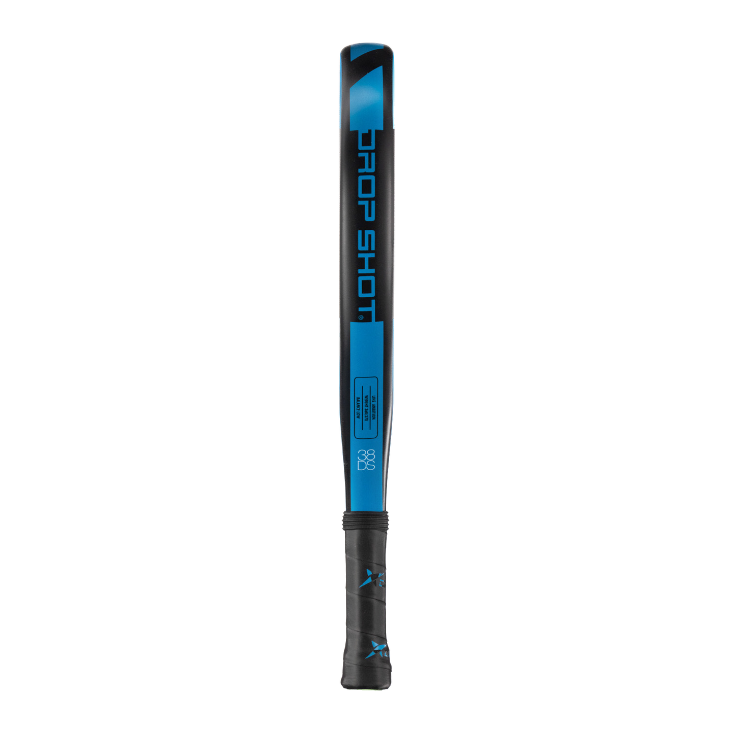 Black and blue baseball bat with 'Pro Shot' branding on a white background