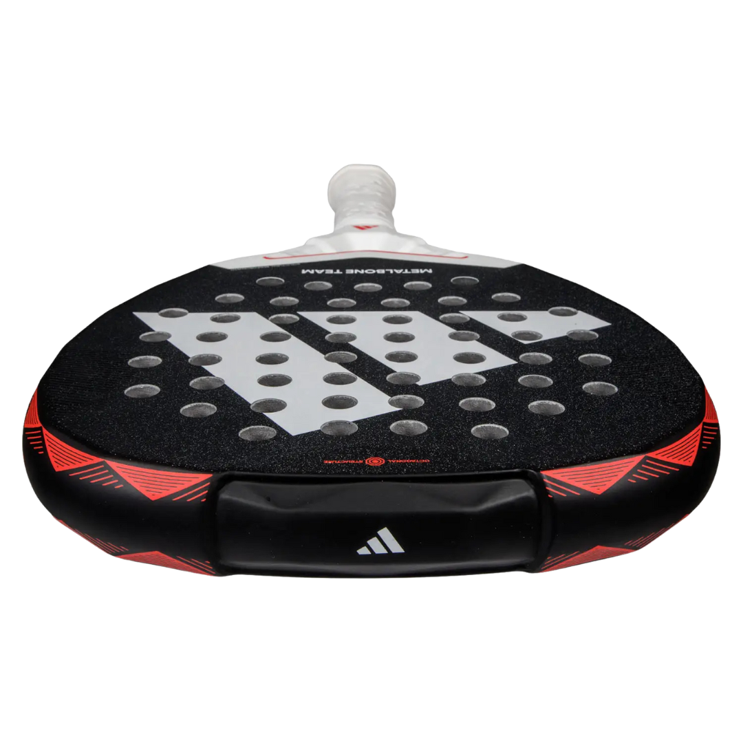 Padel racket with Adidas logo on a white background
