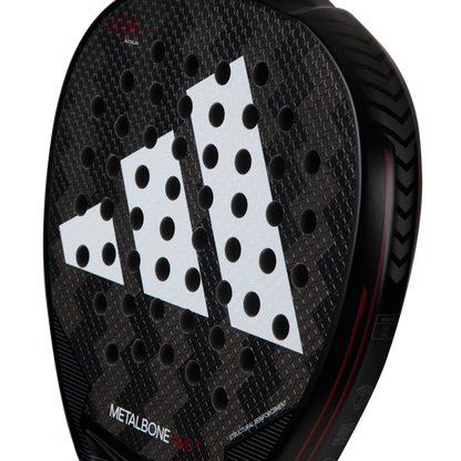 Black and red sports pad with brand logo on a white background