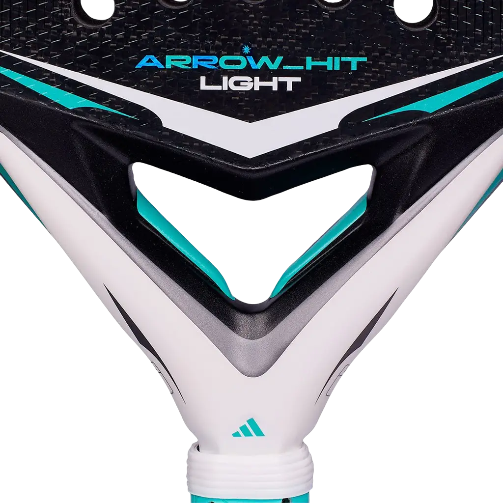 Adidas Arrow Hit Light 2026 by Ari Sanchez padel racket - angle view