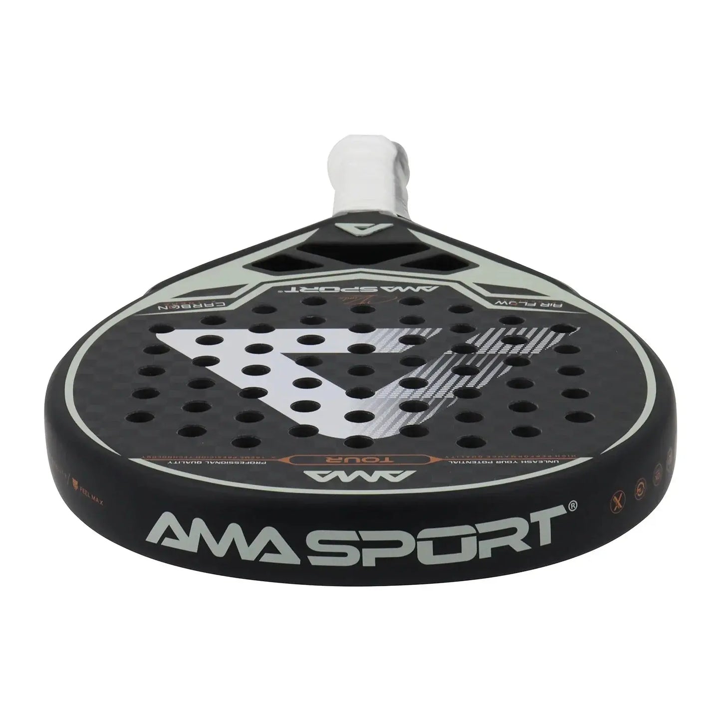 AMASPORT Professional Padel Racket: Precision & Power with 12K Carbon Fiber Ace Padel Gear