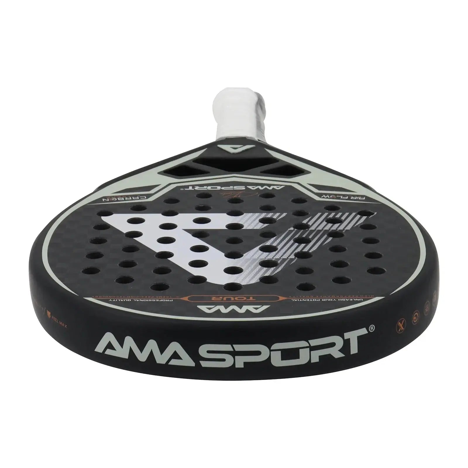 AMASPORT Professional Padel Racket: Precision & Power with 12K Carbon Fiber Ace Padel Gear