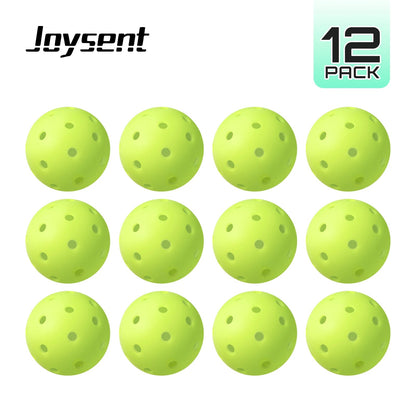 Joysent Pro-Grade Outdoor Rotational Pickleball Balls 40 Holes 74mm Ace Padel Gear