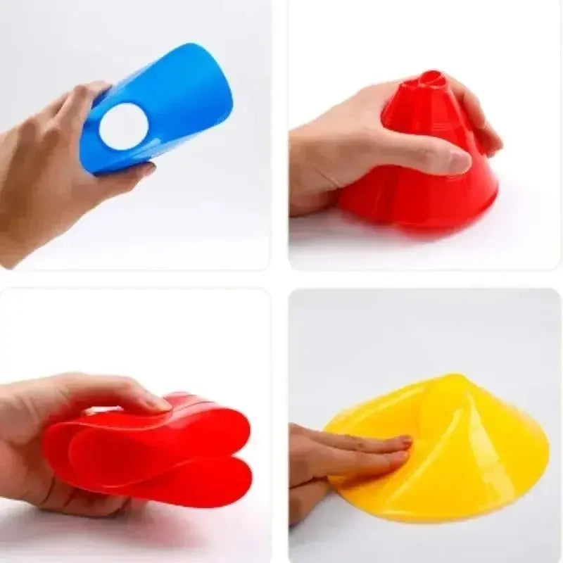 10Pcs Training Sign Dish Pressure Resistant Cones: Essential Agility Markers Ace Padel Gear