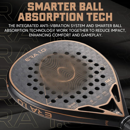 AMASPORT 18K Carbon Cubic Padel Racket: Expert Control, Explosive Power. Ace Padel Gear