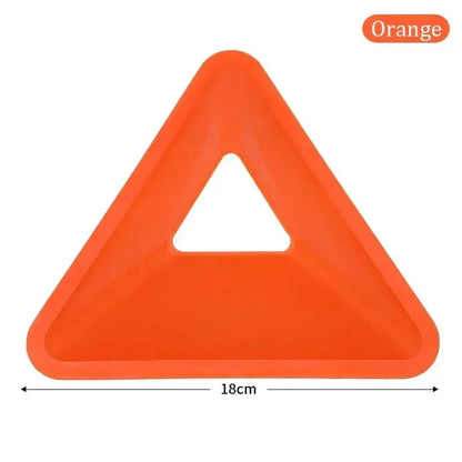 10PCS Triangle Training Disc - Portable Sports Equipment Ace Padel Gear