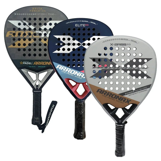 ARRONAX 2024 Padel Racket - Carbon Fiber Soft EVA Face Ace Padel Gear
