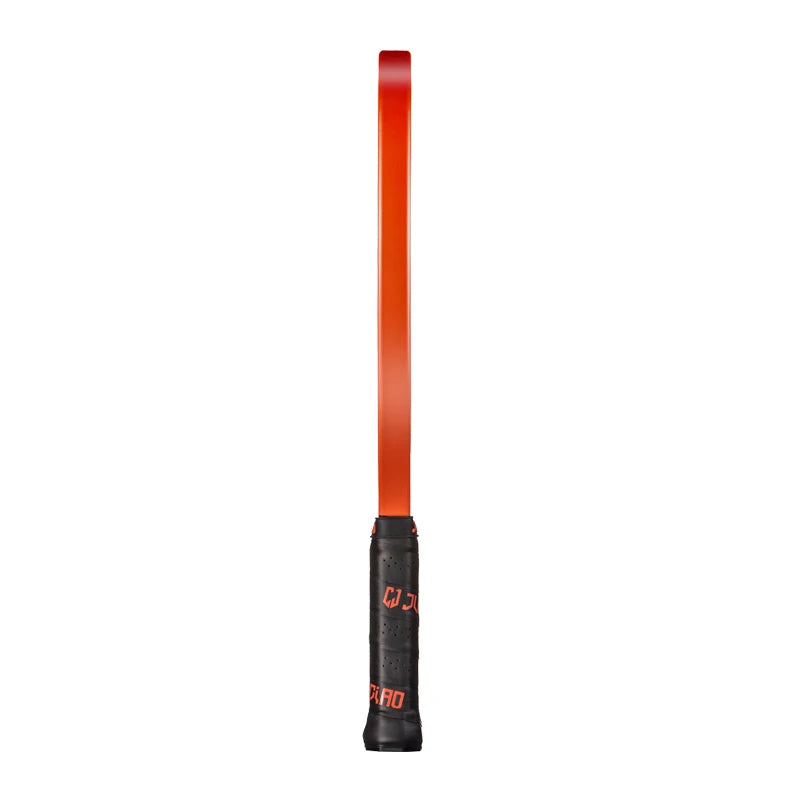 Orange and black traffic baton on a white background
