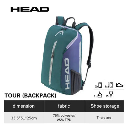 The Stable & Stylish Head Tour Backpack 25L Ace Padel Gear