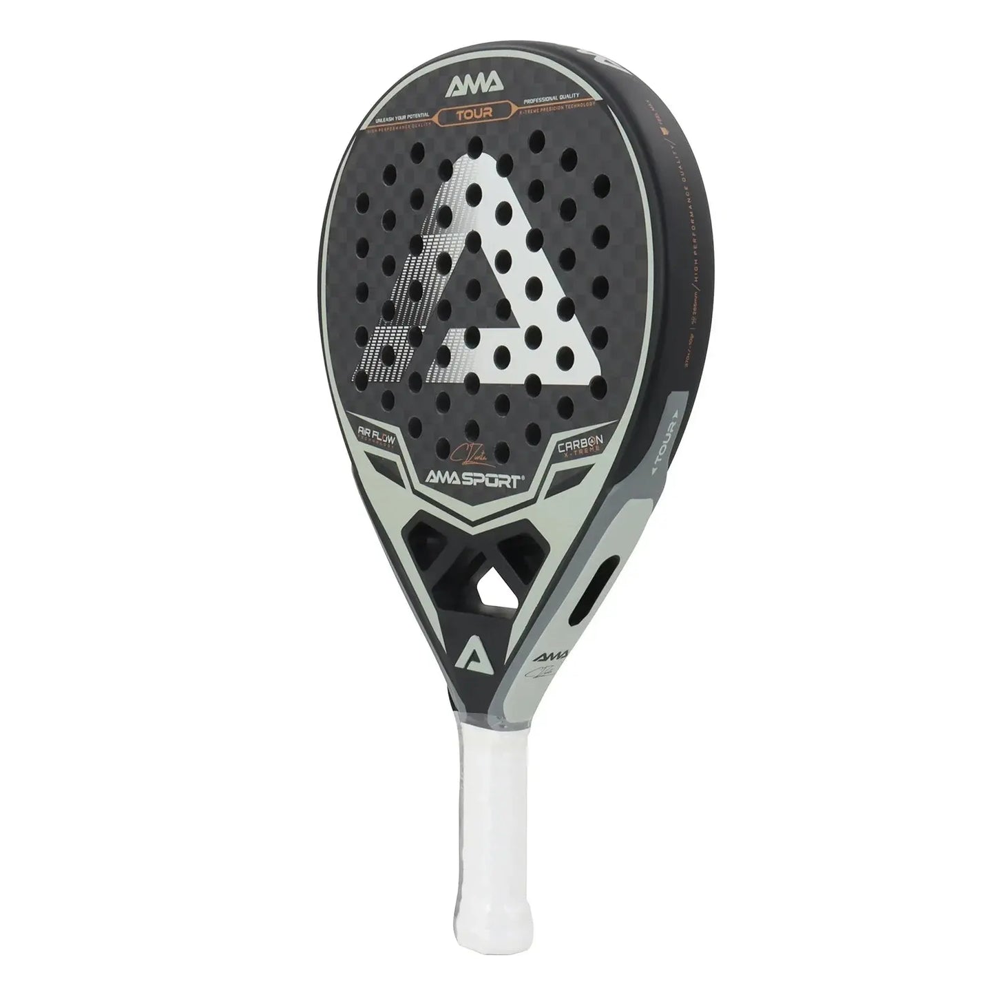 AMASPORT Professional Padel Racket: Precision & Power with 12K Carbon Fiber Ace Padel Gear