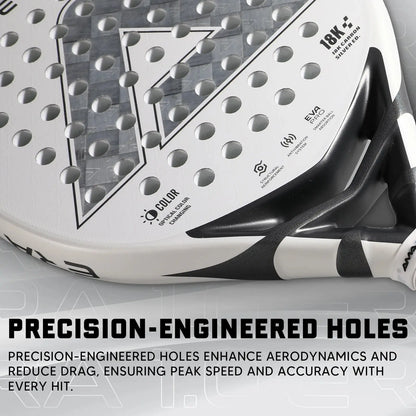 AMASport 18K Carbon Padel Racket - Surface Texture Close-up