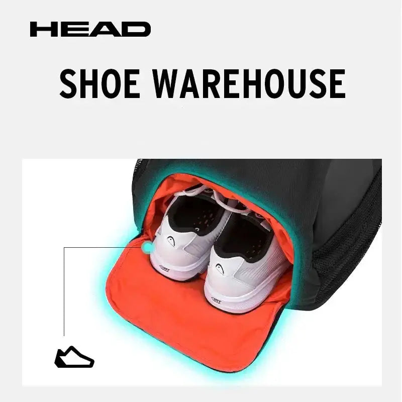 The HEAD Tour Team Series Padel Backpack with Dedicated Compartments Ace Padel Gear