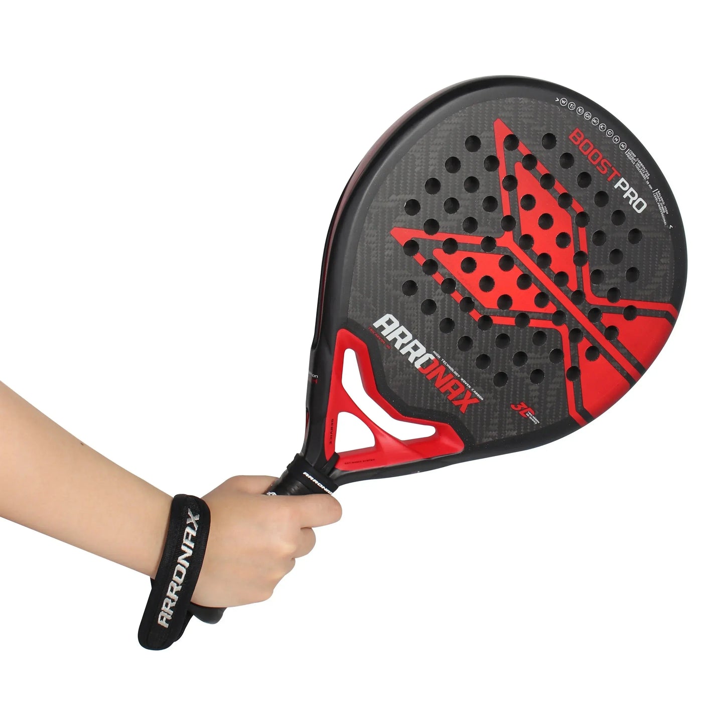 ARRONAX 2024 Padel Racket - Carbon Fiber Soft EVA Face Ace Padel Gear