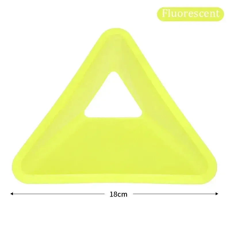 10PCS Triangle Training Disc - Portable Sports Equipment Ace Padel Gear