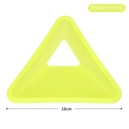 10PCS Triangle Training Disc - Portable Sports Equipment Ace Padel Gear