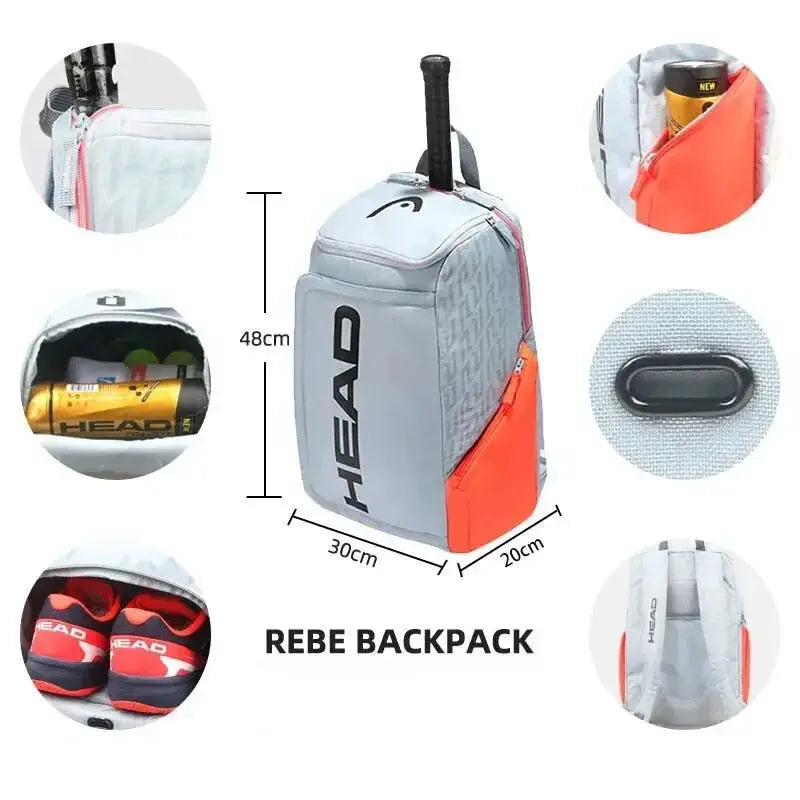 The HEAD Radical Backpack - The Ultimate 2-Racket Solution Ace Padel Gear