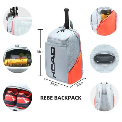 The HEAD Radical Backpack - The Ultimate 2-Racket Solution Ace Padel Gear