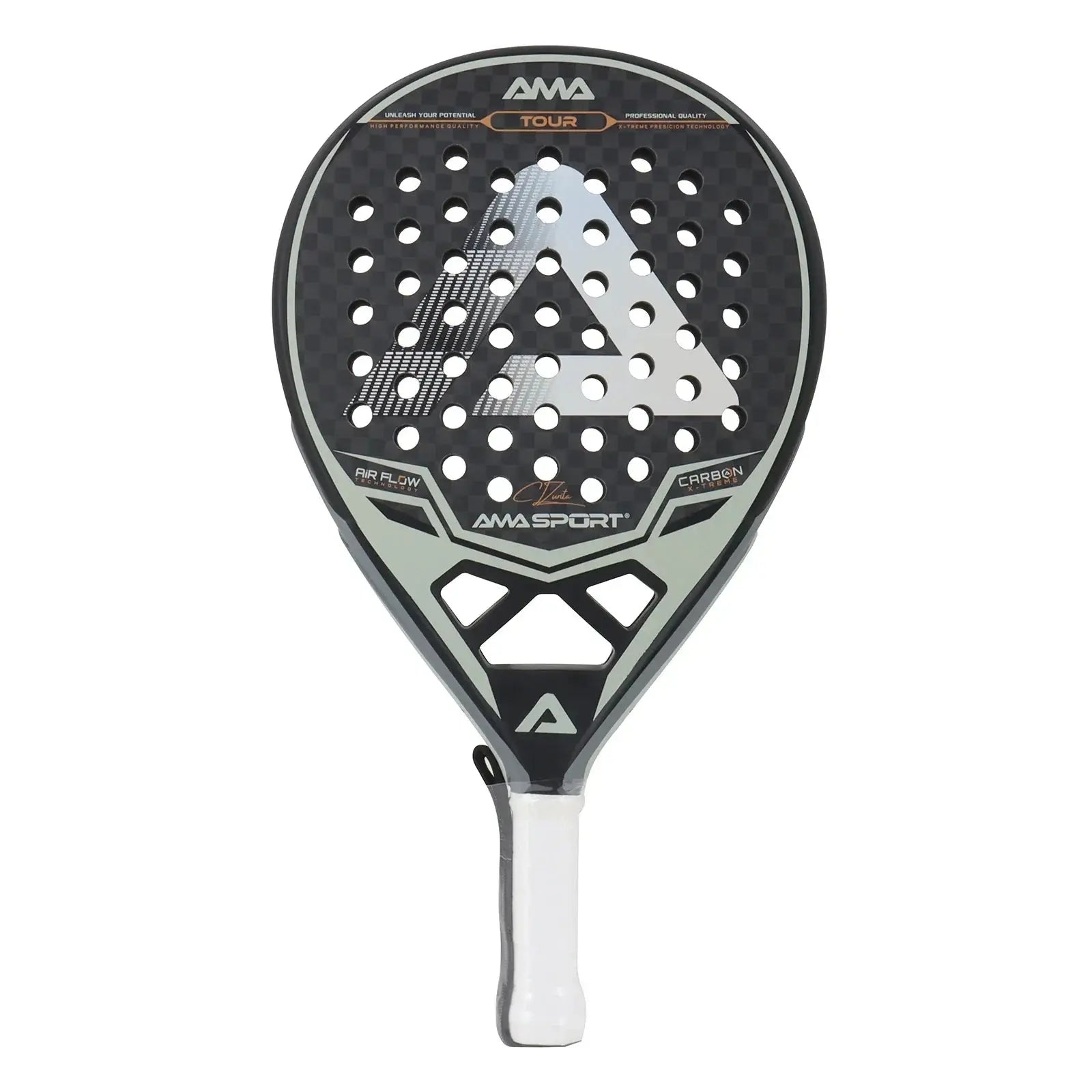 AMASPORT Professional Padel Racket: Precision & Power with 12K Carbon Fiber Ace Padel Gear