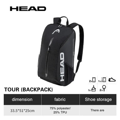 The Stable & Stylish Head Tour Backpack 25L Ace Padel Gear