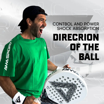 AMASport 18k 3d Carbon Fibre surface Ace Padel Gear