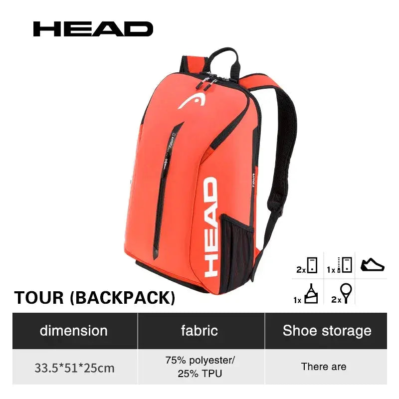 The Stable & Stylish Head Tour Backpack 25L Ace Padel Gear