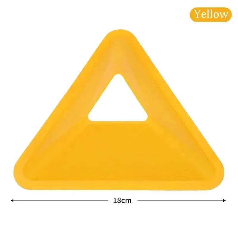 10PCS Triangle Training Disc - Portable Sports Equipment Ace Padel Gear