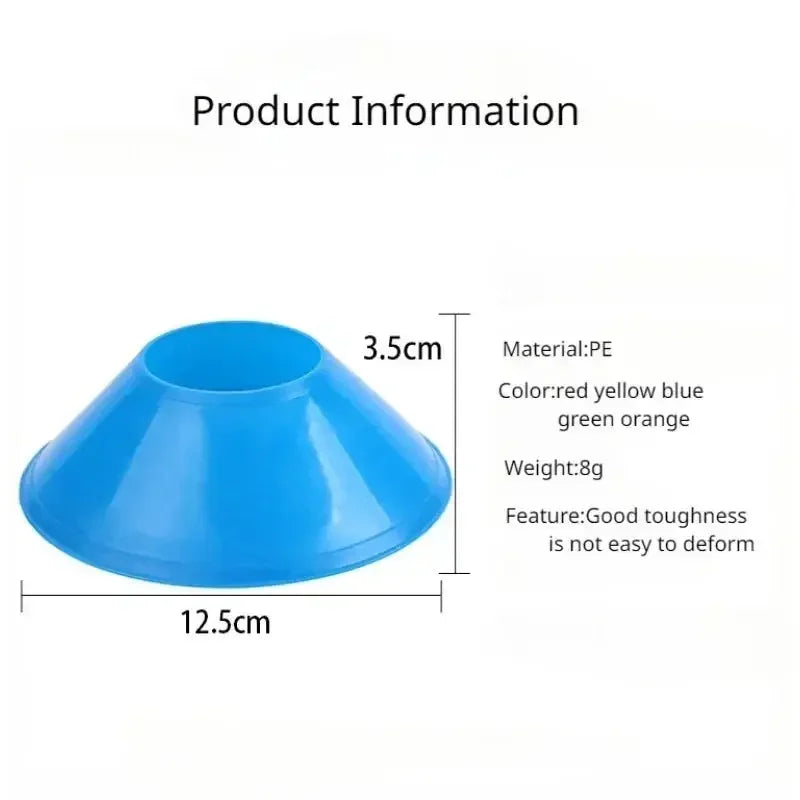 10Pcs Training Sign Dish Pressure Resistant Cones: Essential Agility Markers Ace Padel Gear