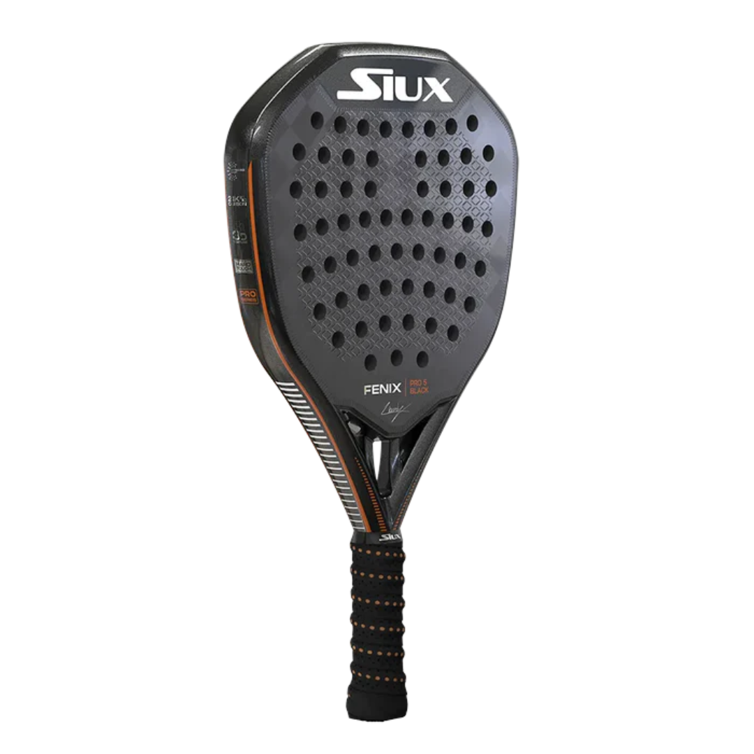Siux padel racket on a white background