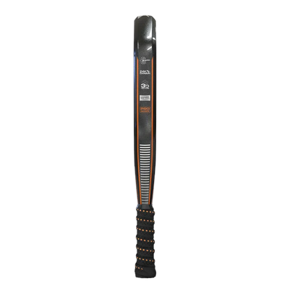 Black and orange baseball bat on a white background