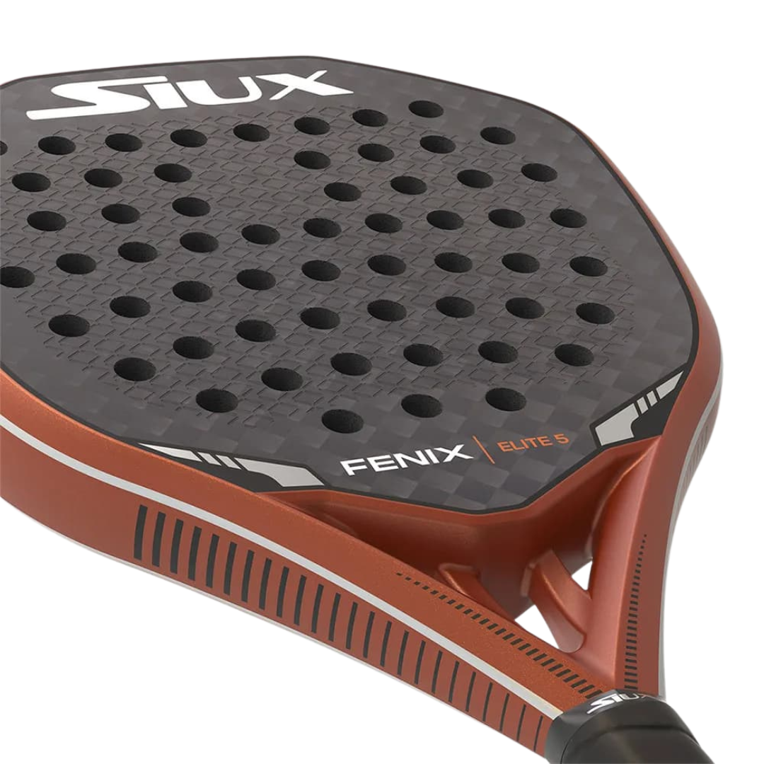 Close-up of a red and black sports racket with 'STIX' branding on a white background