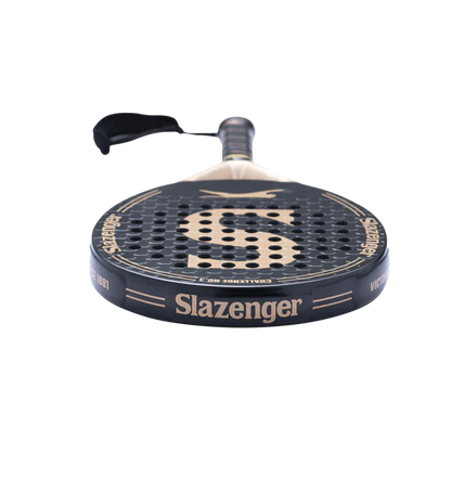 Slazenger paddle on a white background