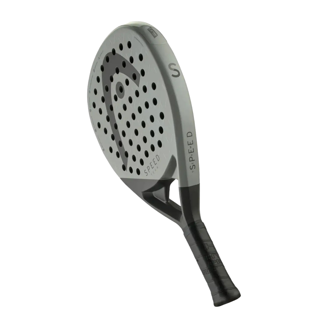 Paddle with perforated design on a white background
