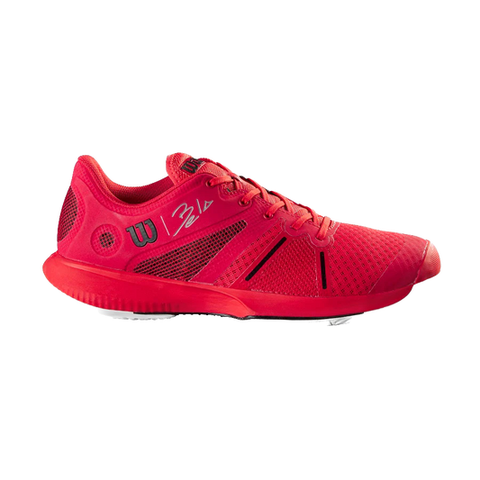 Wilson Bela Pro Padel Shoe - Red/black - Ace Padel Gear