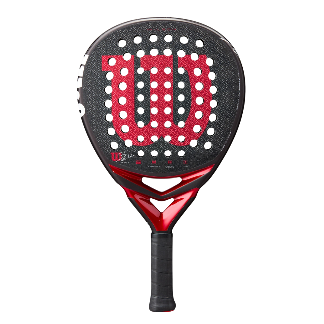 Wilson tennis racket on a white background