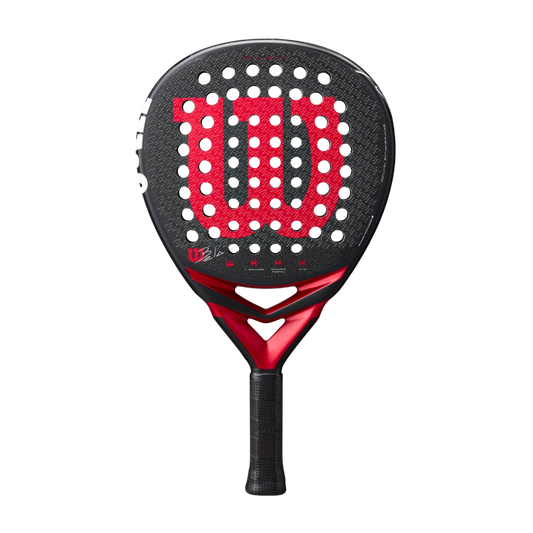 Padel racket with Wilson logo on a white background