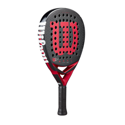 Padel racket with Wilson logo on a white background